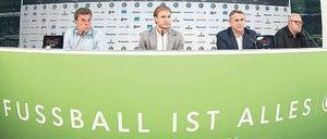 Ganz großes Business ist der Fußball auch in Wolfsburg, wo Europas größter Autokonzern viele Millionen investiert, damit der VFL irgendwann in der Champions League spielt.  Foto: Imago