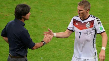 Optimistisch: Bastian Schweinsteiger hat mit der Nationalmannschaft noch große Ziele.
