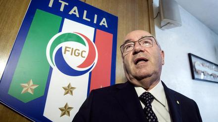 Stark in der Kritik: Italiens neuer Verbandspräsident Carlo Tavecchio.