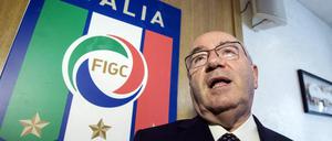 Stark in der Kritik: Italiens neuer Verbandspräsident Carlo Tavecchio.