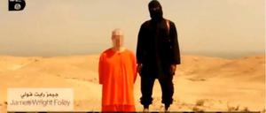 Bei Youtube eingestellt, über Twitter massenhaft verbreitet: Das IS-Video der Enthauptung von James Foley.