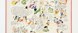 Unter Freunden: Eine Doppelseite aus dem besprochenen Buch.