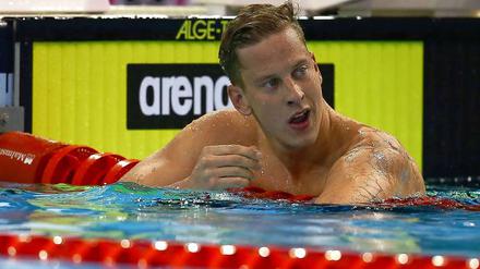 Bronze im Blick. Jan-Philip Glania holt die erste Medaille für die Beckenschwimmer in Berlin.