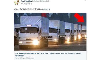 Solche Beiträge der Satire-Website "Postillon" müssten dann auch gekennzeichnet werden