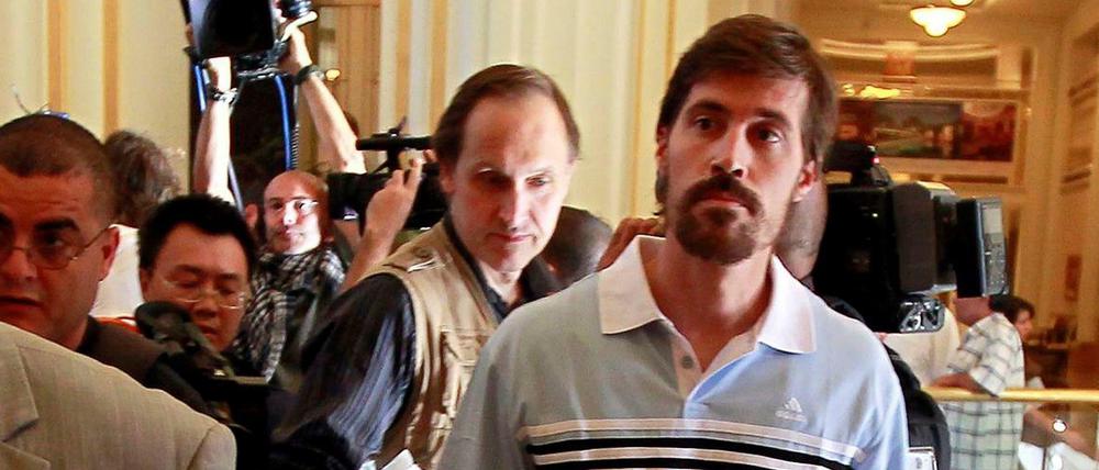 Der ermordeten Foto-Journalist James Foley. Hier auf einem Bild aus dem Jahr 2011 in Libyen.