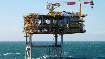 Clipper South, eine Ölplattform von RWE Dea in Großbritannien. RWE darf Dea an den russischen Oligarchen Michail Fridman verkaufen. 