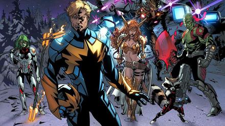 Sie sind zurück: So sehen die „Guardians of the Galaxy“ in einer neueren Reinkarnation aus.
