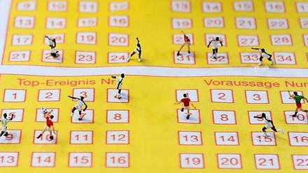 Die meisten Wettspieler setzen Geld auf Fußball-Ergebnisse.