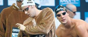 Waschbären. Die deutsche Lagenstaffel trat in Bärenkostümen auf – eine versteckte Olympia-Werbung für Berlin?