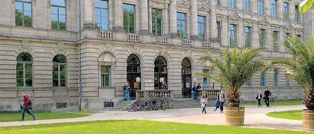 Die Uni Erlangen-Nürnberg.