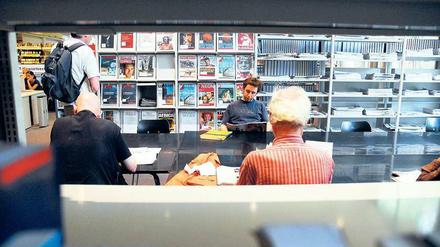 Die Gedenkbibliothek ist voll ausgelastet, könnte aber erweitert werden. 