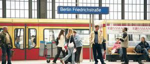 Dauerbaustelle. Der Bahnhof Friedrichstraße muss wohl gründlich saniert werden.