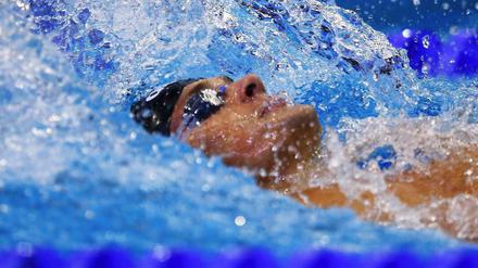 Christian Diener schwamm über 200 Meter Rücken zu EM-Silber.