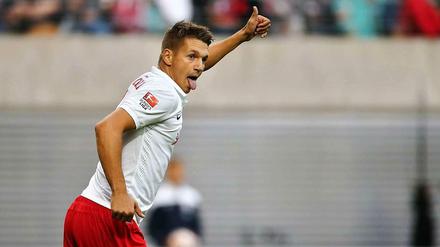 Der Leipziger Kapitän Daniel Frahn würde gern auch am Ende Saison an der Tabellenspitze stehen.