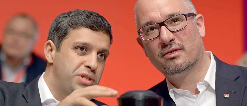 Raed Saleh oder Jan Stöß? Beide wollen Regierender Bürgermeister werden.