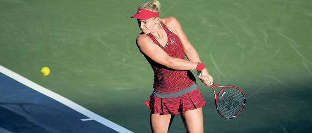 Im Halbschatten. Sabine Lisicki muss hart arbeiten, um wieder ganz nach oben zu kommen.