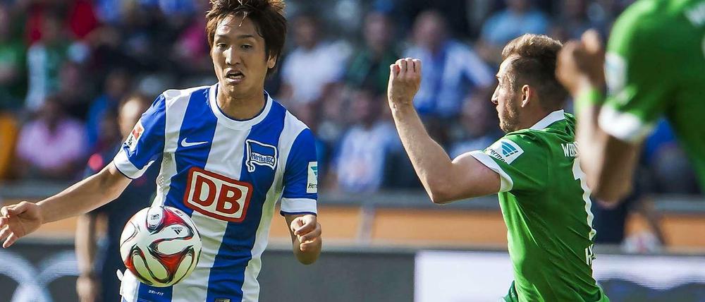 Genki Haraguchi wechselte vor der Saison nach Berlin.