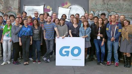 Das Team von GoEuro im August 2014. Gerade hat das Unternehmen seine zweite Finanzierungsrunde abgeschlossen.