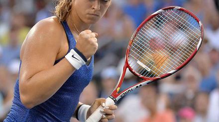 Mit voller Energie. Sabine Lisicki überzeugte.