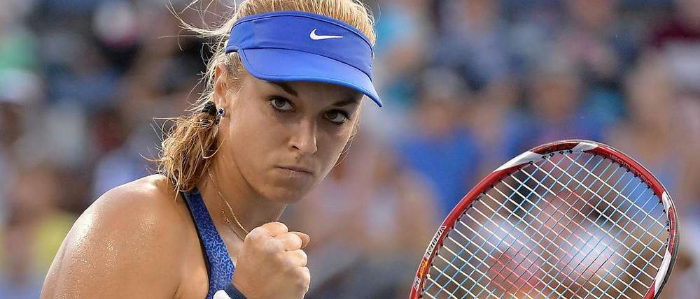 Mit voller Energie. Sabine Lisicki überzeugte.