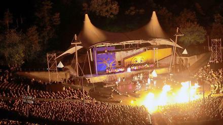 Die "Zauberflöte" der Deutschen Oper in der Waldbühne