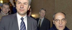 Klaus Wowereit und Gregor Gysi im Dezember 2001