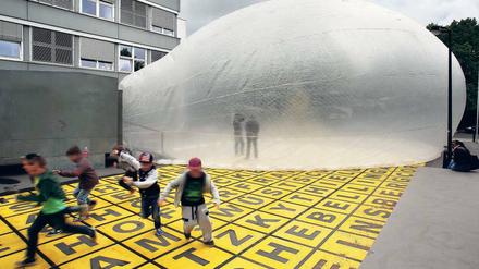 Luftig. Das „Küchenmonument“ vom „raumlabor“-Kollektiv. 
