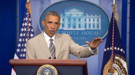 US-Präsident Barack Obama will in der Ukraine nicht militärisch eingreifen.
