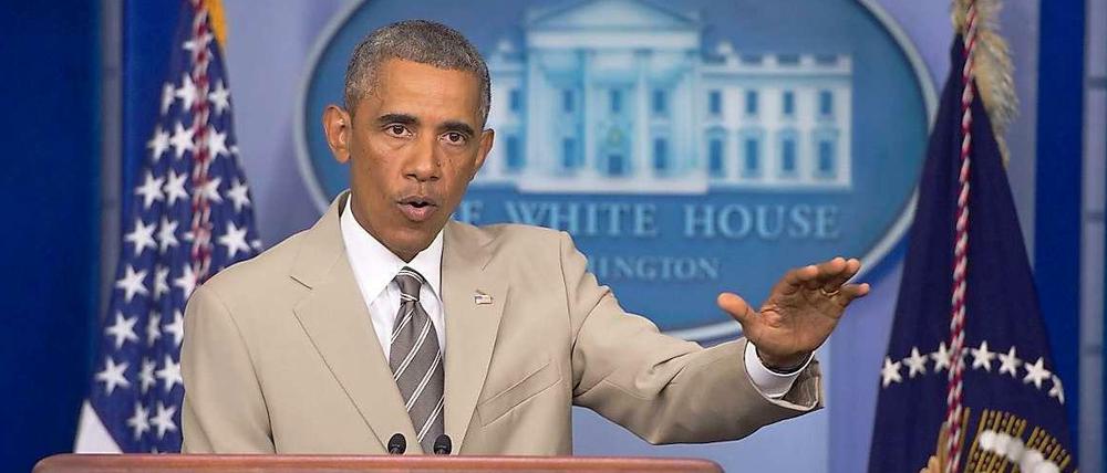 US-Präsident Barack Obama will in der Ukraine nicht militärisch eingreifen.