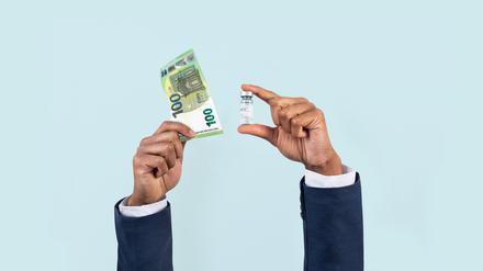 Geld gegen Impfung.