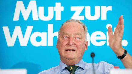 Brandenburgs AfD-Landesvorsitzender Alexander Gauland.