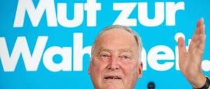 Brandenburgs AfD-Landesvorsitzender Alexander Gauland.