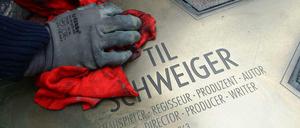 Frisch poliert für die Eröffnung ist der Stern von Til Schweiger.