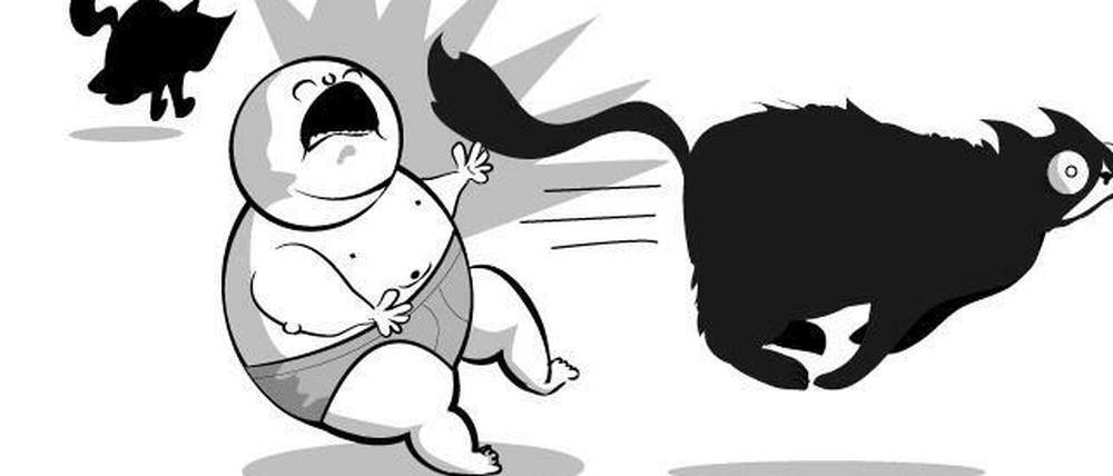 Für einen Eisner-Award nominiert: Drei Panels aus dem Comic „When your house is burning down, you should brush your teeth“.