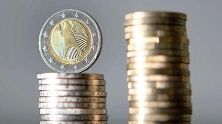 Haufenweise Geld: Alles zusammengerechnet ist der deutsche Staatshaushalt im Plus. 