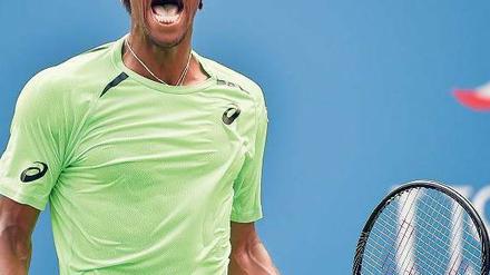 Vor der Eruption. Gael Monfils spielt Tennis, wie er sich fühlt.