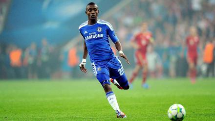 Salomon Kalou im Trikot des FC Chelsea. Von London über Lille geht es für den Ivorer nun nach Berlin.