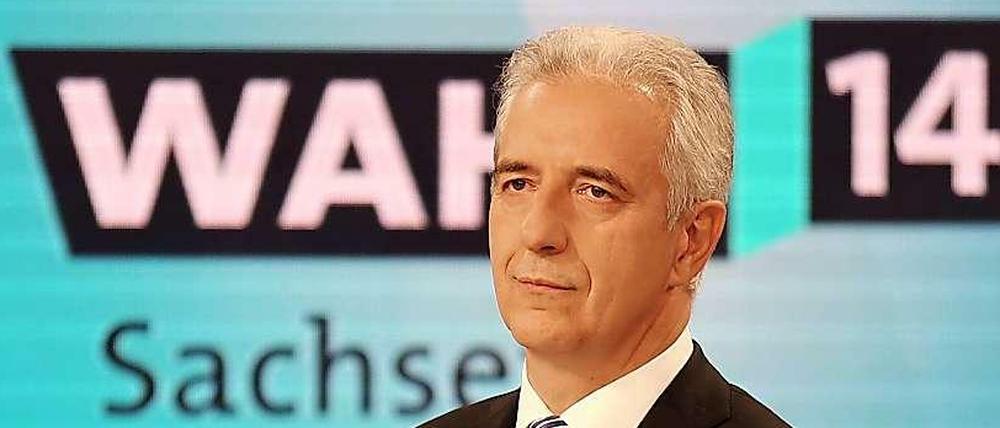 Der Wahlsieger, Stanislaw Tillich (CDU), muss jetzt entscheiden mit wem er regieren will.