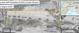 Satellitenaufnahmen sollen belegen, dass russische Truppen in der Ukraine sind. Ex-US-Geheimdienstmitarbeiter warnen Merkel vor Fehlinformationen.