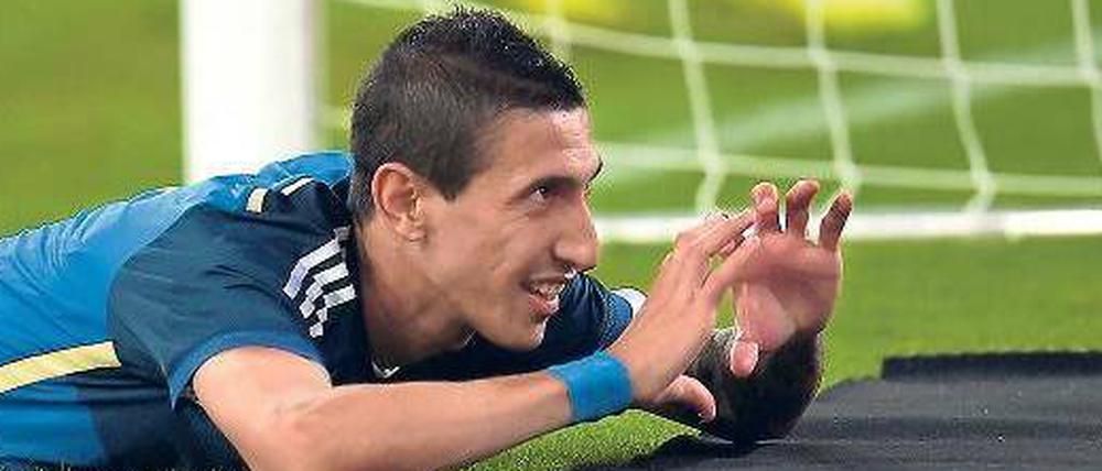 Mit dem Herzen bei der Sache. Angel Di Maria wollte der Welt zeigen, dass das Endspiel im Maracana mit ihm vielleicht anders ausgegangen wäre.