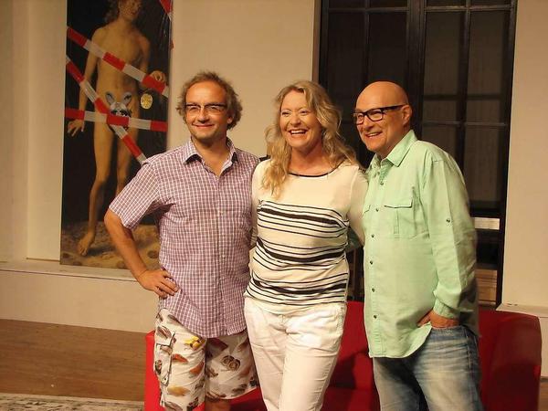 Wigald Boning, Anne Rathsfeld und Thomas Koschwitz.