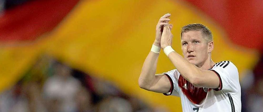 Weltmeister und Kapitän: Nach dem Rücktritt von Philipp Lahm ist Bastian Schweinsteiger der neue Kopf der Mannschaft.