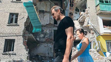 Eine Stadt mitten im Krieg. Die Auseinandersetzungen in und um Donezk sind zuletzt mit voller Härte weitergegangen.