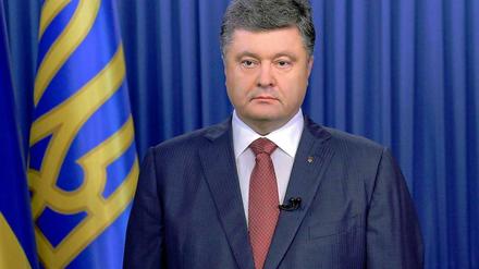 Der ukrainische Präsident Petro Poroschenko