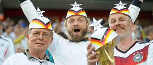 Zwischen Hoffenheim und Rio: Die Stimmung bei der Neuauflage des WM-Finals.