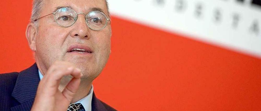 Linken-Fraktionschef Gregor Gysi.