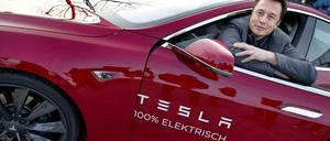 In Schwung. Elon Musk, Gründer und Chef von Tesla, setzt bei der Batterie auf die Massenfertigung in der "Gigafactory".