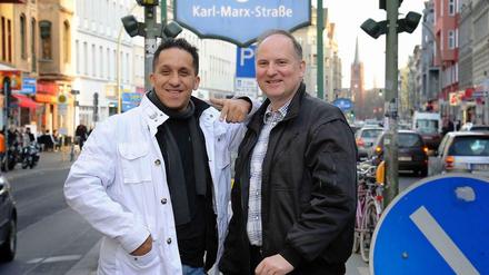 Ungleiches Paar. Der ehemalige Sozialarbeiter Fadi Saad und der inzwischen im Ruhestand befindliche Polizist Karlheinz Gaertner auf einem Archivfoto.