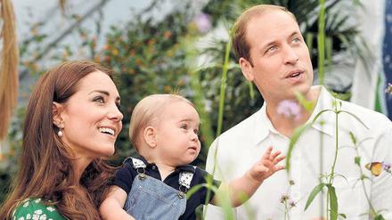 Bilder der Harmonie. Werden die Fotos des glücklichen Paares und die Nachricht von dem zweiten Baby die Herzen der störrischen Schotten erweichen können?