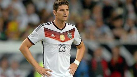 Nicht nur der Blick ging is Leere. Mario Gomez.